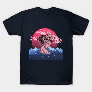 Anime Girl Art Demon - Cute Geisha T-Shirt